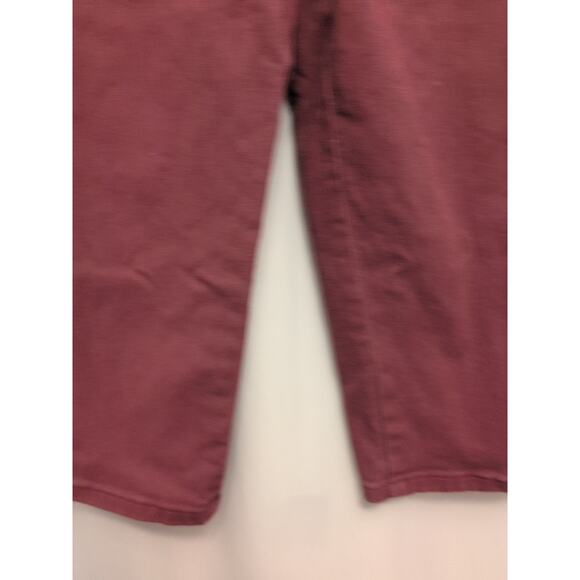 Gloria Vanderbilt size 8 Amanda mauve crop capri - Picture 2 of 8